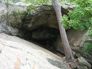 Robbers Cave - The Cave.